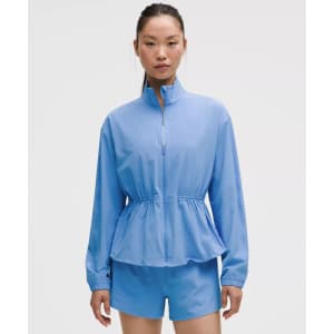 lululemon Women's UV-Protective Cinch-Waist Running Jacket: $79 lululemon Women's UV-Protective Cinch-Waist Running Jacket: $79