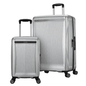 Samsonite Blackstone 2-Piece Hardside Expandable Spinner Luggage Set: $150