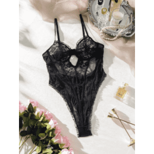 Avidlove Women's Lace Teddy Lingerie Bodysuit: $4.99