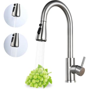 Jlerli 3-Mode High Arc Kitchen Faucet: $18.84