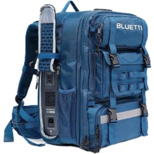 Bluetti 268.8Wh 300W Portable Backpack Power Station: $189