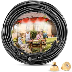 Homasky 50-Foot Misting System: $10