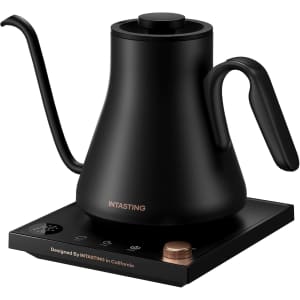 Intasting 0.9L Electric Gooseneck Kettle: $59