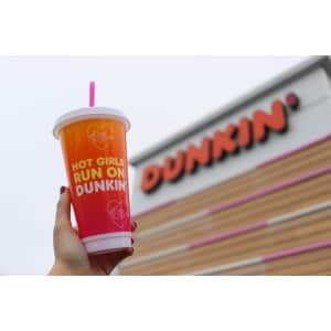 Megan Thee Stallion "Hot Girls Run on Dunkin'" Reusable Cup: Free w/ protein refresher purchase