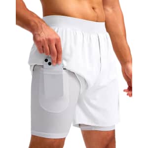Soothfeel Men's 2-in-1 Running Shorts: From $13 Soothfeel Men's 2-in-1 Running Shorts: From $13