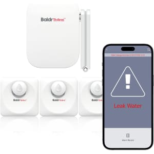 BaldrTherm WiFi Water Leak Detector with Hub & 3 Sensors: $35.99 BaldrTherm WiFi Water Leak Detector with Hub & 3 Sensors: $35.99