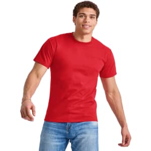 Hanes Men's Essentials Short Sleeve T-Shirt: $3.94