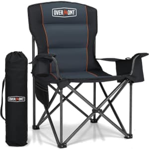Overmont Oversized Folding Camping Chair: $55 w/ Prime