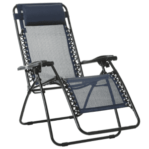 Amazon Basics Outdoor Adjustable Zero Gravity Lounge Chair: $45