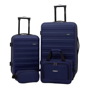 Traveler's Club Austin 4-Piece Hardside Luggage Set: $100 Traveler's Club Austin 4-Piece Hardside Luggage Set: $100