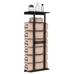 Bathroom Towel Storage Rack: $20