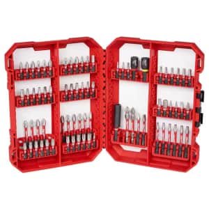 Milwaukeee SHOCKWAVE 74-Piece Impact Duty Alloy Steel Screw Driver Bit Set: $19.88