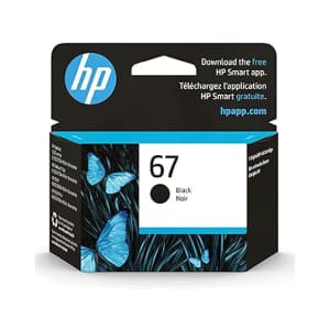 HP 67 Black Ink Cartridge: $13