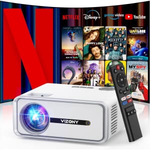 Vizony 1080p Smart Projector: $79 w/ Prime Vizony 1080p Smart Projector: $79 w/ Prime