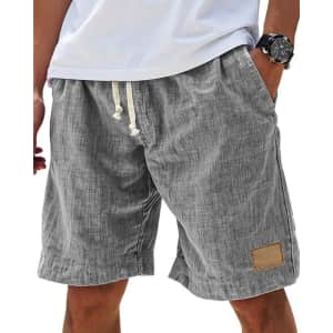 Koulb Men's Linen Summer Shorts: 2 for $13 Koulb Men's Linen Summer Shorts: 2 for $13