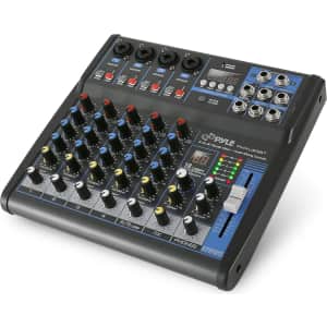 Pyle 6-Channel Audio Mixer with Bluetooth & USB: $78.99