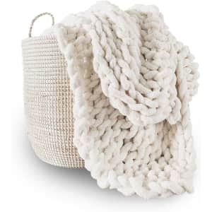 Adyrescia 50x60" Chunky Knit Blanket: $30