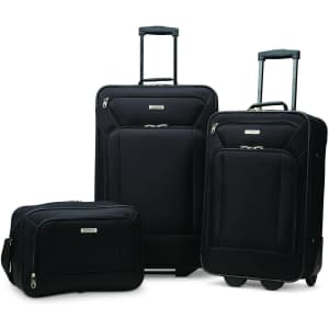 American Tourister Fieldbrook XLT Softside Upright Luggage 3-Piece Set: $66