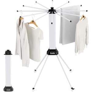 Fendia Foldable Clothes Drying Rack: $33.38