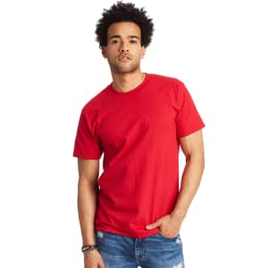 Hanes Men's Beefy Heavyweight Cotton T-Shirt: $3.52