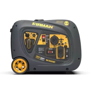 Certified Refurb Firman 3,300W Inverter Portable Generator: $370