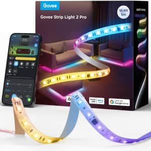 Govee 16.4-Foot RGBIC Strip Light 2 Pro: $70 w/ Prime