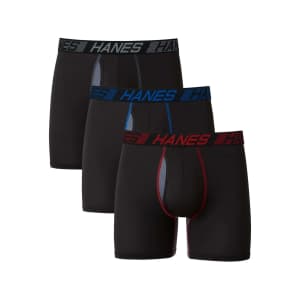 Hanes Men's X-Temp Total Support Pouch Boxer Brief 3-Pack: $10 Hanes Men's X-Temp Total Support Pouch Boxer Brief 3-Pack: $10