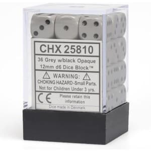 Chessex 36-Piece D6 Dice Set: $5.24
