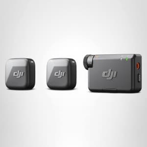 DJI Mic Mini (2 TX + 1 RX) Wireless Lavalier Mic Set: $59 DJI Mic Mini (2 TX + 1 RX) Wireless Lavalier Mic Set: $59