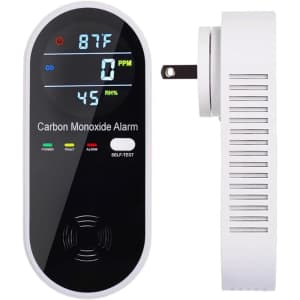 3-in-1 CO Detector with LCD Display: $19.99