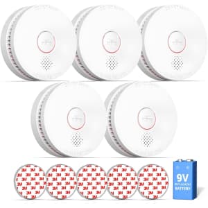 10-Year Smoke Detector 5-Pack: $42