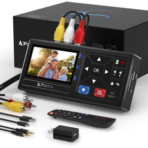 Portta VHS to Digital Converter: $123 Portta VHS to Digital Converter: $123