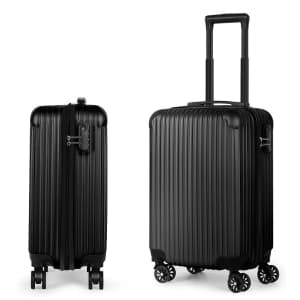Hikolayae 20" Carry-On Hardside Spinner Luggage: $29