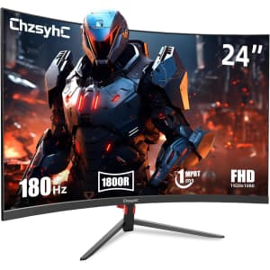 24" 1080p 180Hz Curved Gaming Monitor: $69.99 24" 1080p 180Hz Curved Gaming Monitor: $69.99