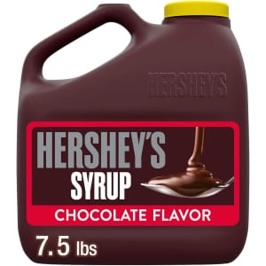 Hershey's 7.5-lb. Chocolate Flavored Syrup Jug: $9.37 w/ Sub & Save Hershey's 7.5-lb. Chocolate Flavored Syrup Jug: $9.37 w/ Sub & Save