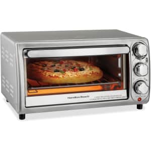 Hamilton Beach 4-Slice Toaster Oven: $37.99