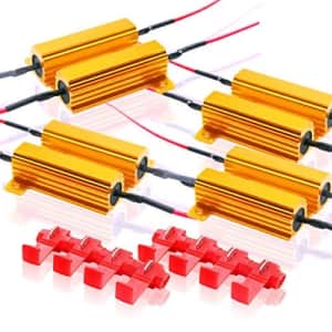 Zone Tech 50W Load Resistors 8-Pack: $9.99