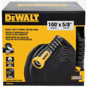 DeWalt 100-ft. Heavy-Duty Fabric Garden Hose: $29.99