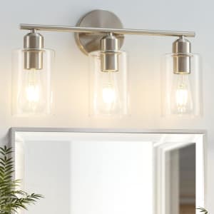 Seable 3-Light Bathroom Light Fixture: $17.96