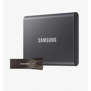 Samsung T7 4TB USB 3.2 External Portable SSD: $250 w/ free 512GB Flash Drive Samsung T7 4TB USB 3.2 External Portable SSD: $250 w/ free 512GB Flash Drive