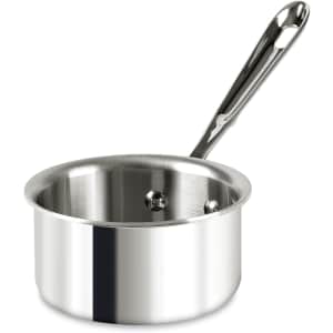All-Clad D3 3-Ply Stainless Steel 0.5-Quart Sauce Pan: $53