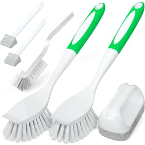 Holikme 6-Piece Kitchen Cleaning Brush Set: $7.95