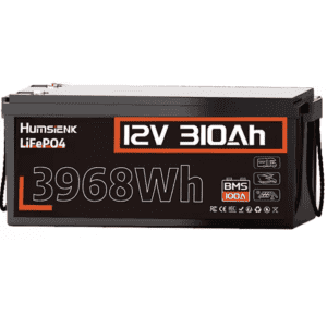 Humsienk 12V 310Ah LiFePO4 Lithium Battery: $280