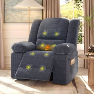 Flexispot 270° Swivel Rocker Massage Recliner: $222.29