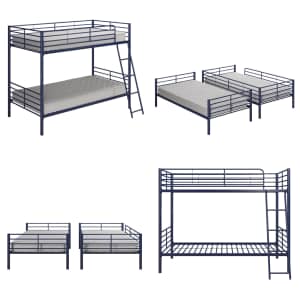 Mainstays Convertible Twin over Twin Bunk Bed: $115