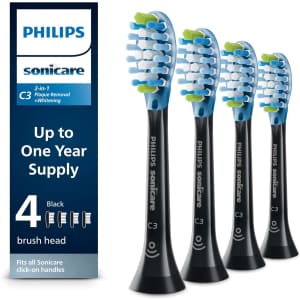 Philips Sonicare Genuine C3 Premium Plaque Control Toothbrush Heads 4-Pack: $24 w/ Sub & Save