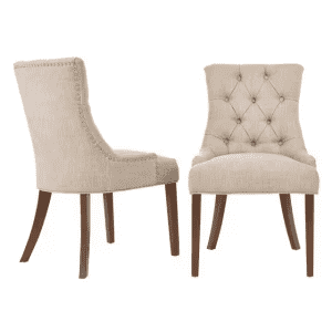 StyleWell Bakerford Upholstered Dining Chairs 2-Pack for $134