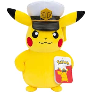 Pokemon Captain Pikachu 8" Plush: $8.70