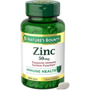 Nature's Bounty 250-Count 50mg Zinc Caplets: $7.51 w/ Subscribe & Save