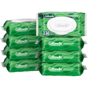 Cottonelle GentlePlus 336-Count Flushable Wet Wipes: $11 via Subscribe & Save w/ Prime